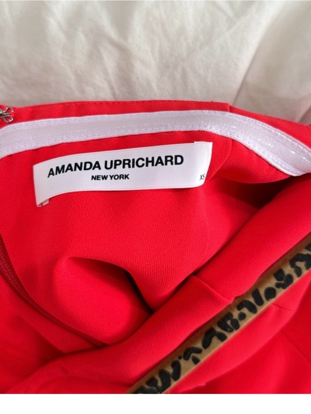 Amanda Uprichard Strapless Sculpted Heart Red Mini Dress - Picture 3 of 4